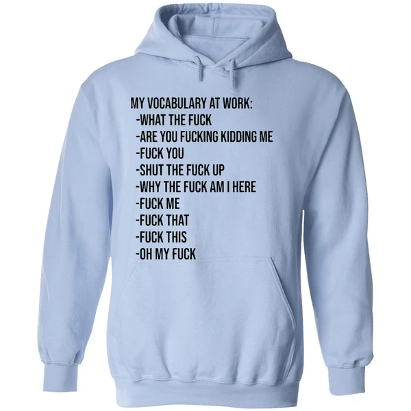 My Vocabulary At Work Hoodie - Image 4