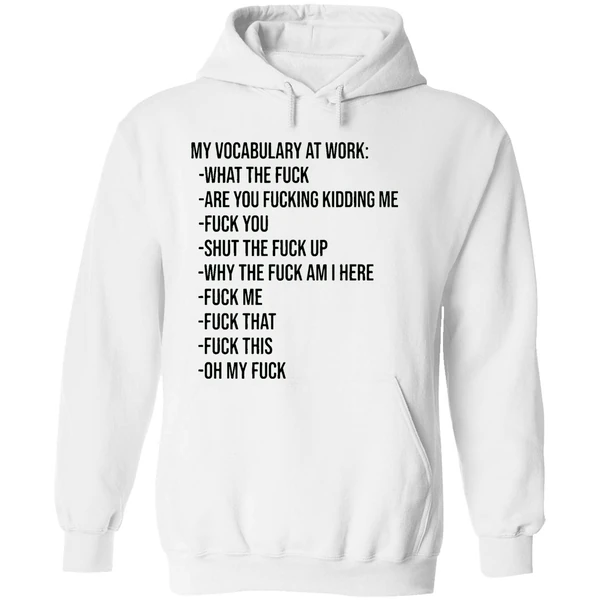 My Vocabulary At Work Hoodie - Image 8
