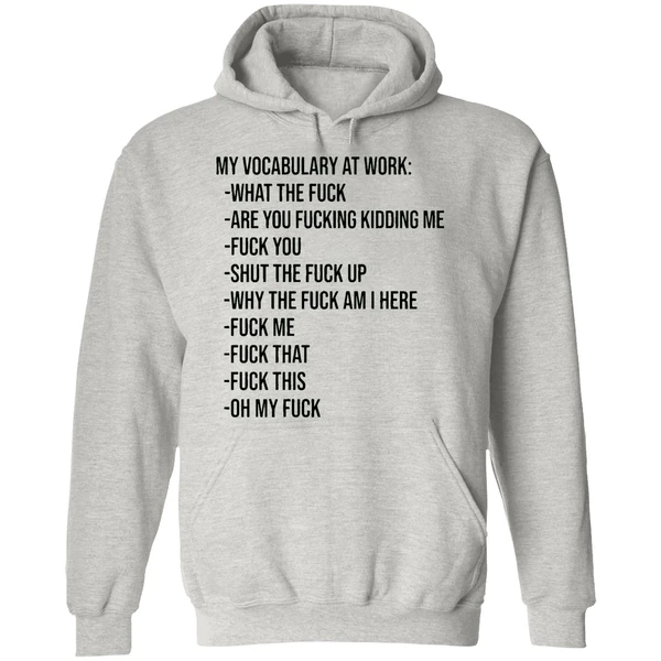My Vocabulary At Work Hoodie - Image 9