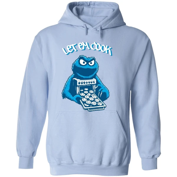 Myron Gaines Wearing Let Em Cook Monster Cookies Hoodie - Image 4