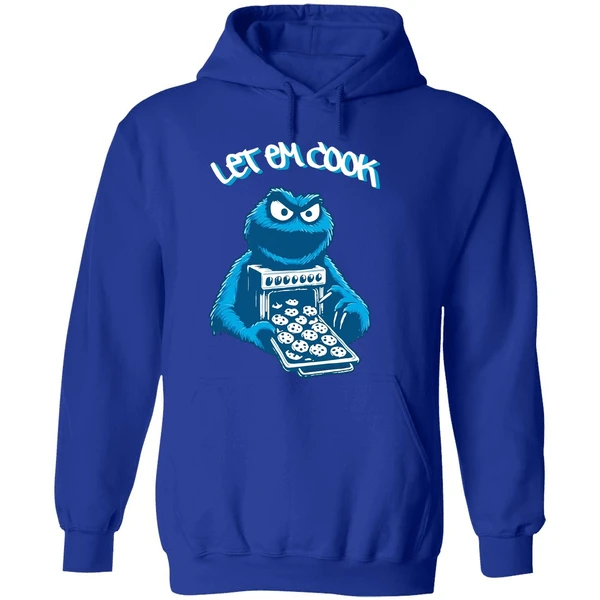 Myron Gaines Wearing Let Em Cook Monster Cookies Hoodie - Image 7