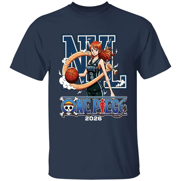 nami new york liberty one piece 2026 anime shirt navy
