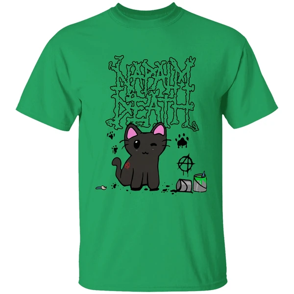 Napalm Death There Is No Authority But Cats Shirt - Image 2