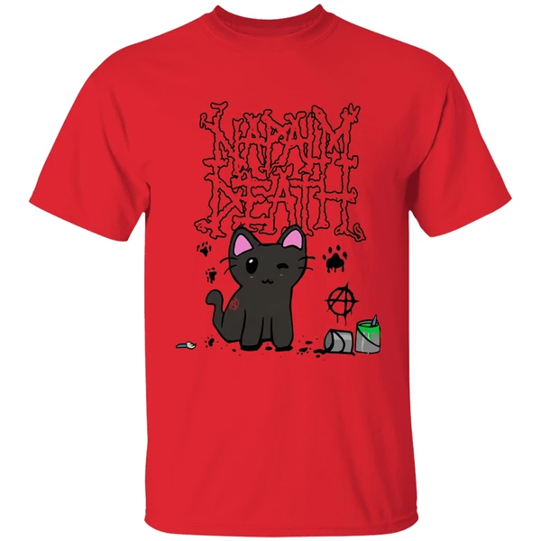 Napalm Death There Is No Authority But Cats Shirt - Image 7