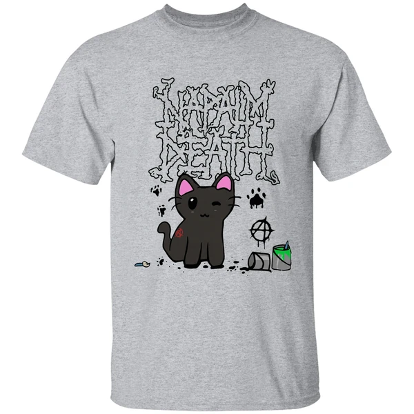 Napalm Death There Is No Authority But Cats Shirt - Image 9