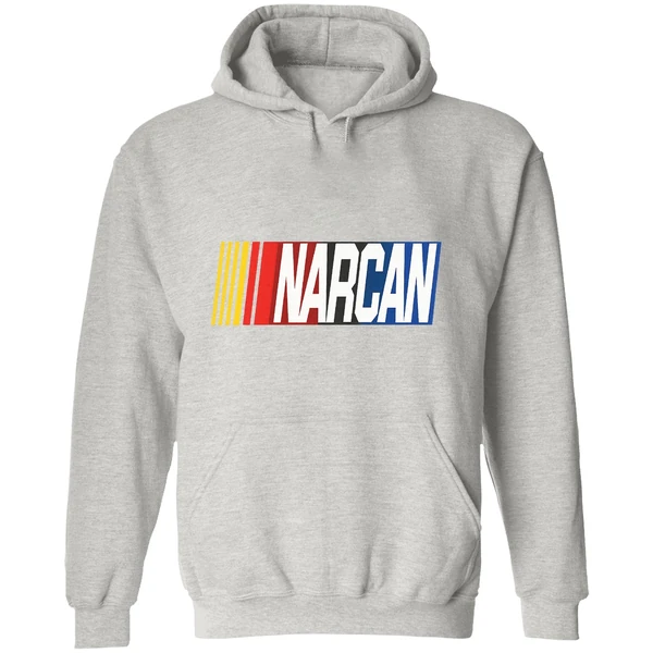 Narcan Nascar Parody Logo Hoodie - Image 9