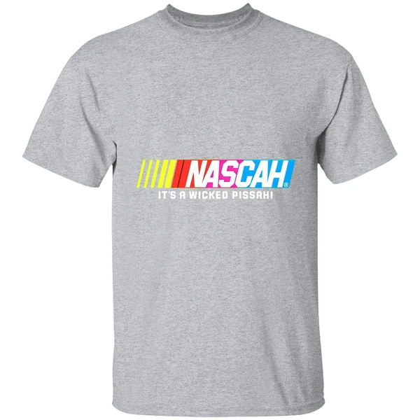 Nascah Its A Wicked Pissah Style Nascar Logo Shirt