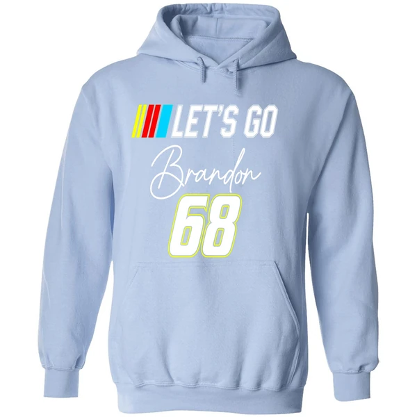Nascar Lets Go Brandon 68 Biden Hoodie - Image 4