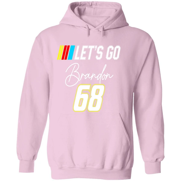 Nascar Lets Go Brandon 68 Biden Hoodie - Image 5