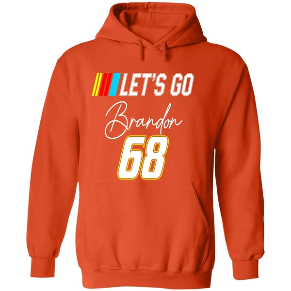 Nascar Lets Go Brandon 68 Biden Hoodie - Image 6