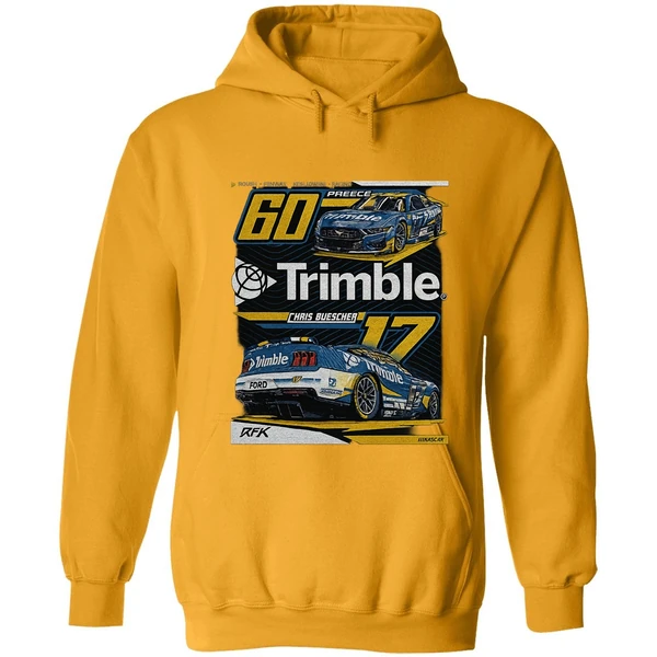 Nascar Rfk Trimble Chais Buescher 60 Preece Hoodie - Image 9