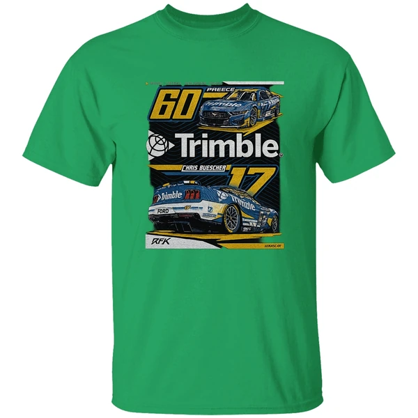 Nascar Rfk Trimble Chais Buescher 60 Preece Shirt