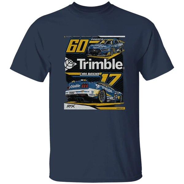 Nascar Rfk Trimble Chais Buescher 60 Preece Shirt - Image 4