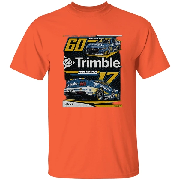Nascar Rfk Trimble Chais Buescher 60 Preece Shirt - Image 5