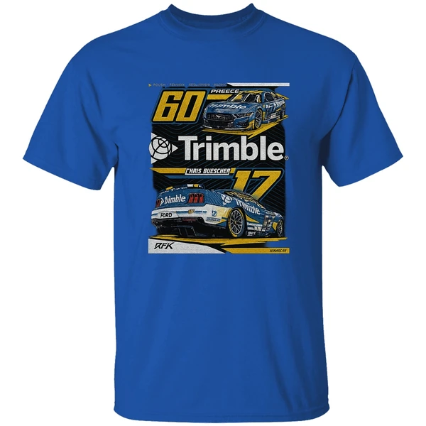 Nascar Rfk Trimble Chais Buescher 60 Preece Shirt - Image 7