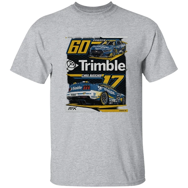 Nascar Rfk Trimble Chais Buescher 60 Preece Shirt - Image 8