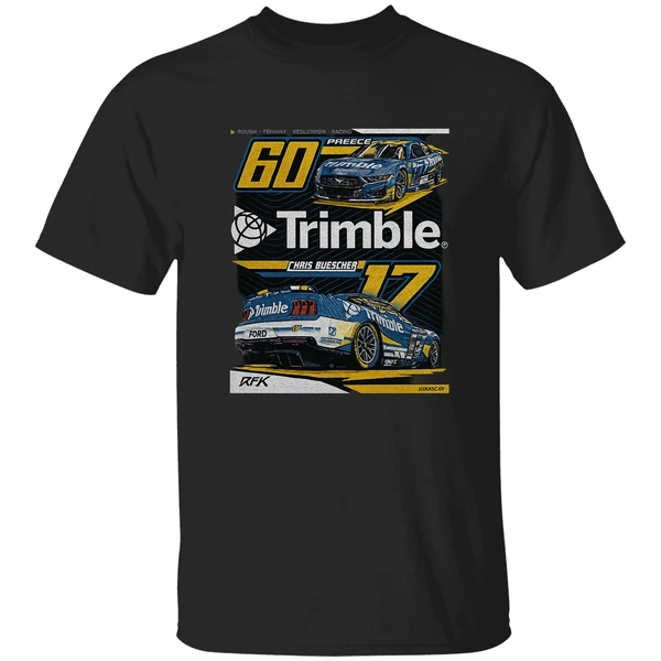 Nascar Rfk Trimble Chais Buescher 60 Preece Shirt - Image 9