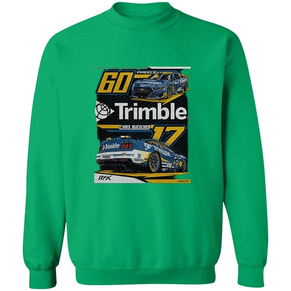 Nascar Rfk Trimble Chais Buescher 60 Preece Sweatshirt - Image 2