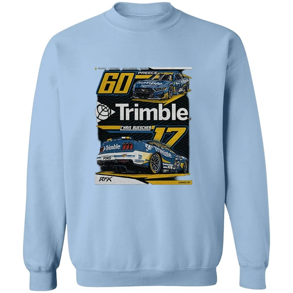 Nascar Rfk Trimble Chais Buescher 60 Preece Sweatshirt - Image 3