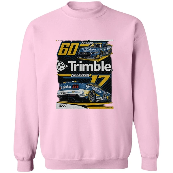 Nascar Rfk Trimble Chais Buescher 60 Preece Sweatshirt - Image 4