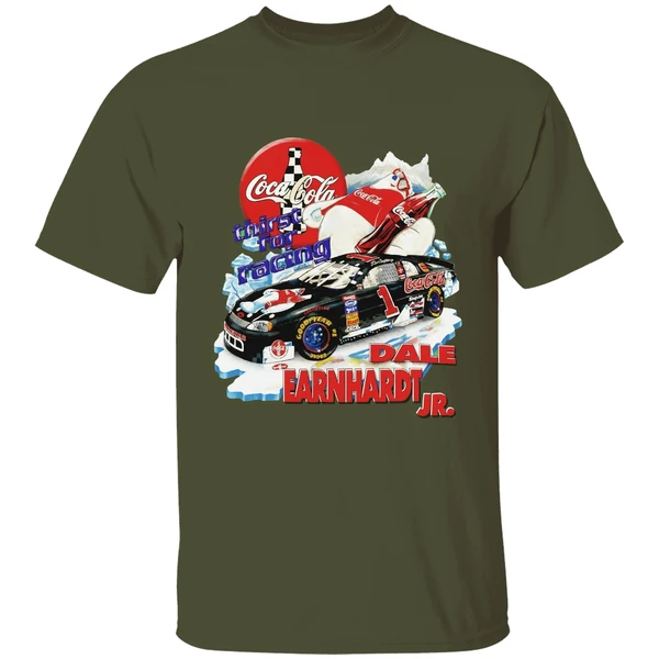 Nascar Thirst For Racing Dale Earnhardt Jr Coca Cola Racing Shirt - Image 3