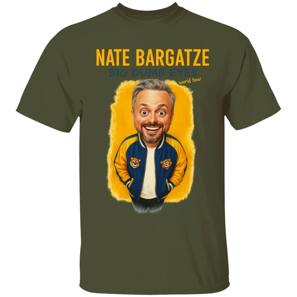 Nate Bargatze Big Dumb Eyes Shirt - Image 3