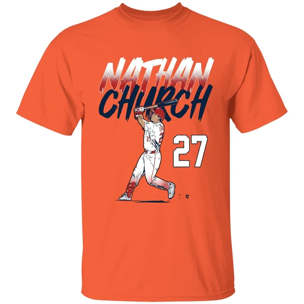 Nathan Church Slugger Swing Number Shirt - Image 3