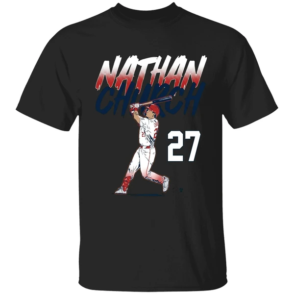 Nathan Church Slugger Swing Number Shirt - Image 7