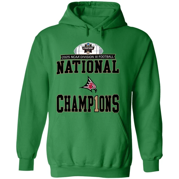National Champions Wisconsin River Falls Falcons Ncaa Division Iii Hoodie - Image 2