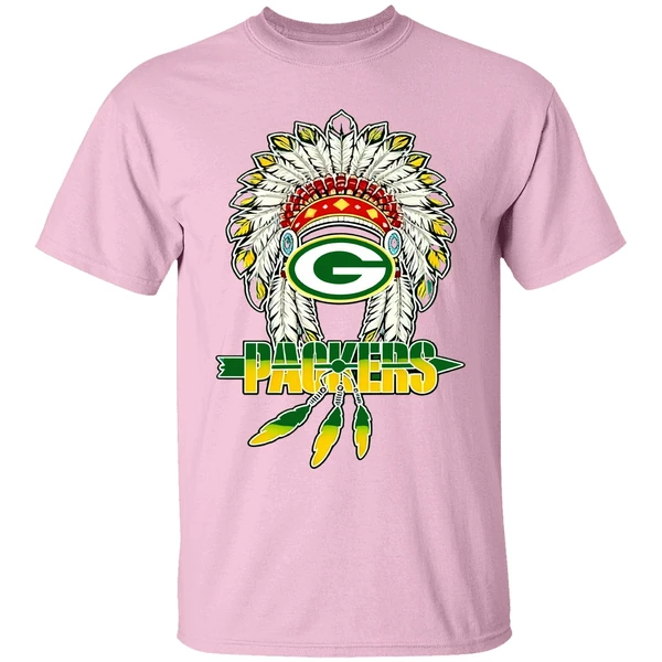 Native American Green Bay Packers Logo Shirt - Image 2
