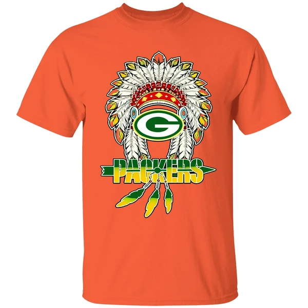 Native American Green Bay Packers Logo Shirt - Image 5