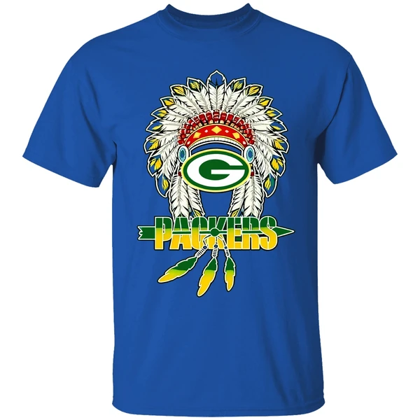 Native American Green Bay Packers Logo Shirt - Image 7
