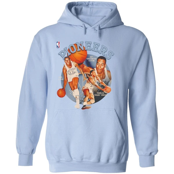 Nba Pioneers Day Nat Sweetwater Clifton Earl Lloyd And Charles Chuck Cooper Hoodie - Image 4