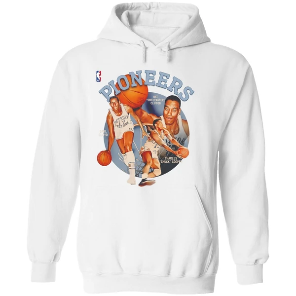 Nba Pioneers Day Nat Sweetwater Clifton Earl Lloyd And Charles Chuck Cooper Hoodie - Image 8