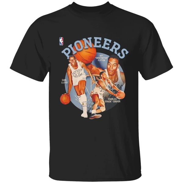 Nba Pioneers Day Nat Sweetwater Clifton Earl Lloyd And Charles Chuck Cooper Shirt