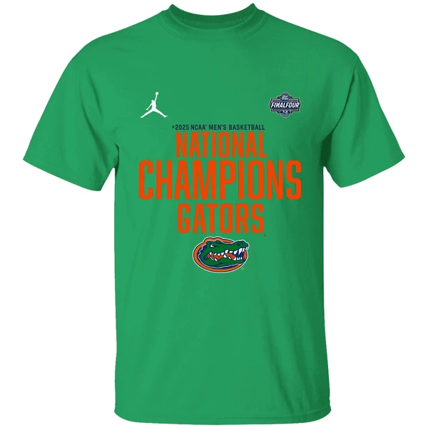 Ncaa Mens Basketball National Champions Florida Gators Logo 2025 Shirt - Image 2