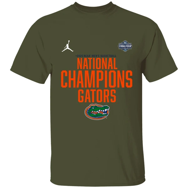 Ncaa Mens Basketball National Champions Florida Gators Logo 2025 Shirt - Image 4