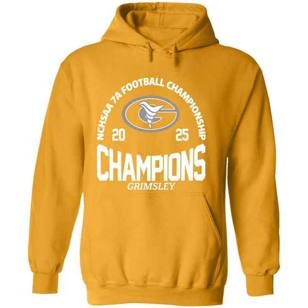 Nchsaa 7a Football Champions 2025 Grimsley Hoodie