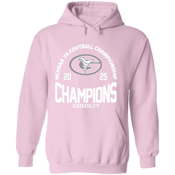 Nchsaa 7a Football Champions 2025 Grimsley Hoodie - Image 5