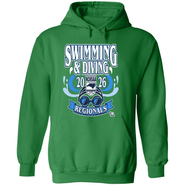 Nchsaa Swimming Diving Regionals 2026 Hoodie - Image 2