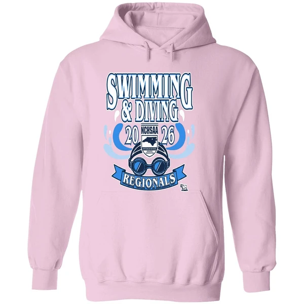 Nchsaa Swimming Diving Regionals 2026 Hoodie - Image 5