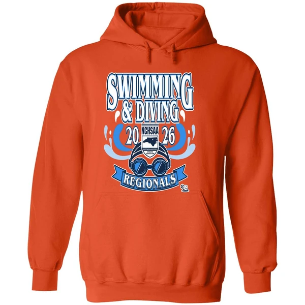 Nchsaa Swimming Diving Regionals 2026 Hoodie - Image 6