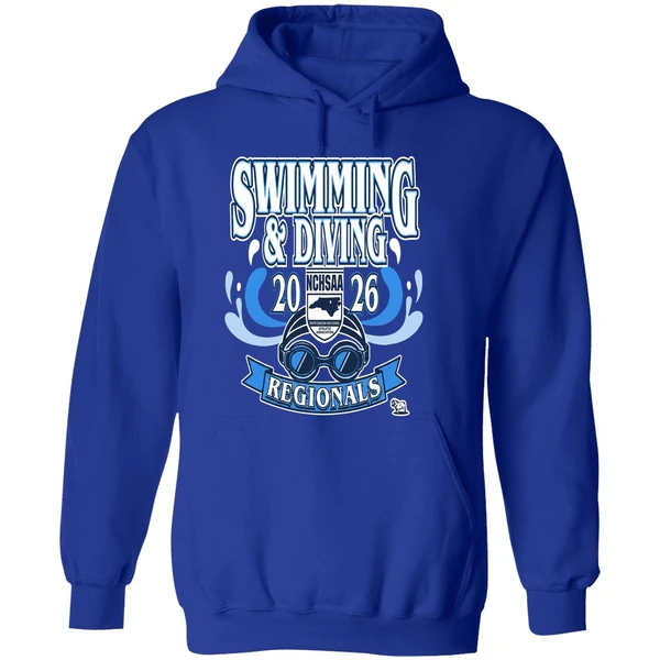 Nchsaa Swimming Diving Regionals 2026 Hoodie - Image 7