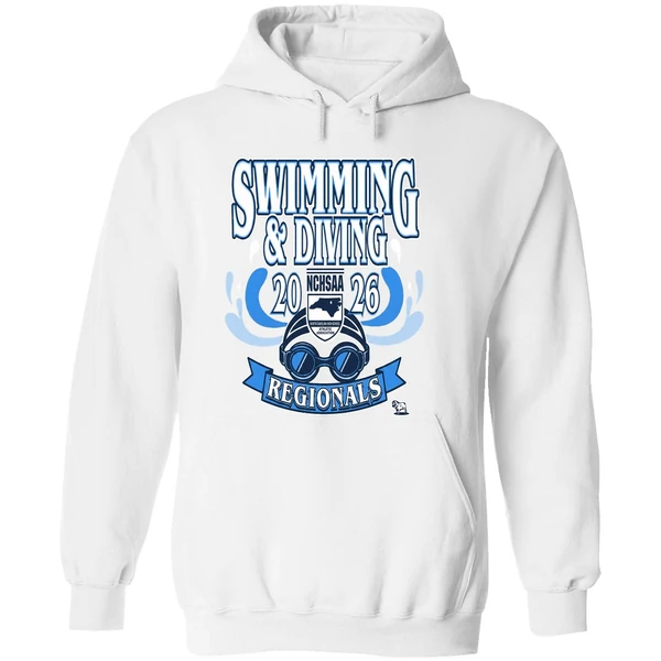 Nchsaa Swimming Diving Regionals 2026 Hoodie - Image 8