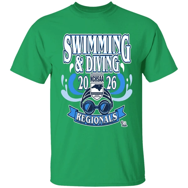 Nchsaa Swimming Diving Regionals 2026 Shirt - Image 2