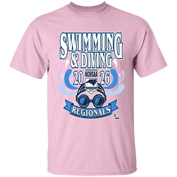 Nchsaa Swimming Diving Regionals 2026 Shirt - Image 3