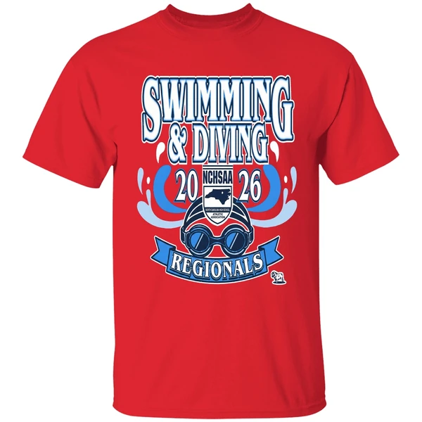 Nchsaa Swimming Diving Regionals 2026 Shirt - Image 7