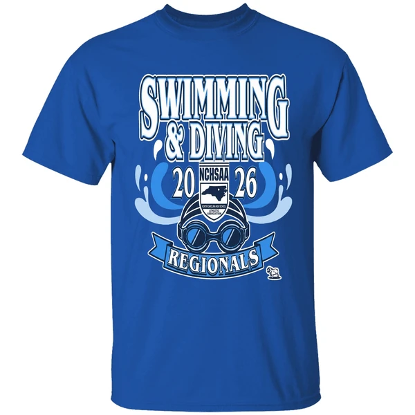 Nchsaa Swimming Diving Regionals 2026 Shirt - Image 8