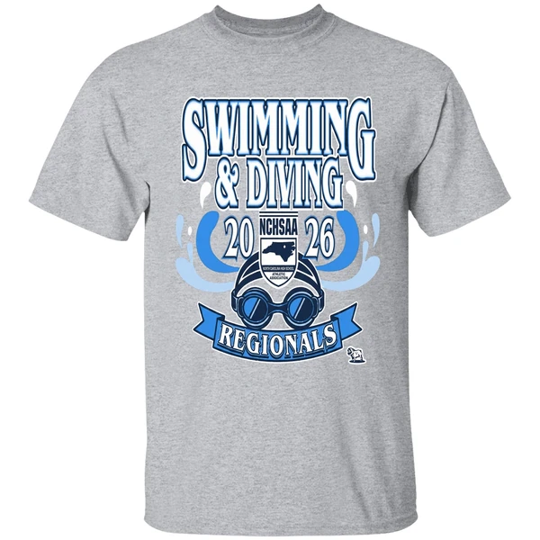 Nchsaa Swimming Diving Regionals 2026 Shirt - Image 9