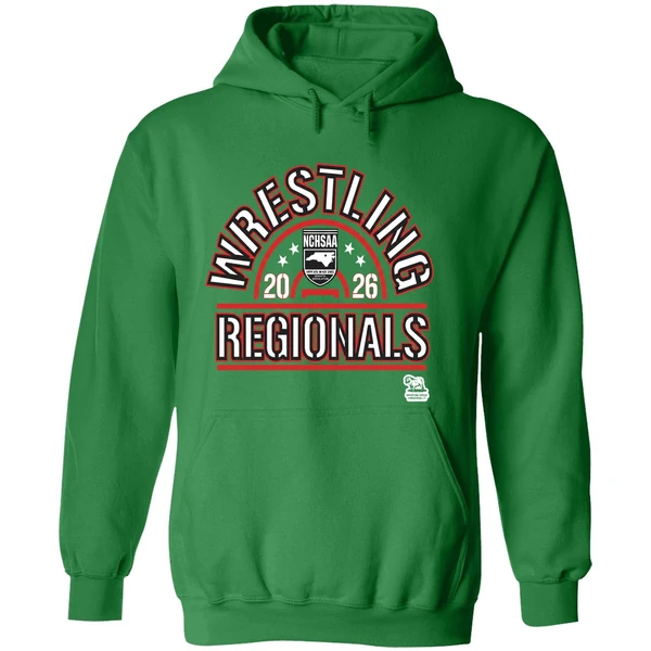 Nchsaa Wrestling Regionals 2026 Hoodie - Image 2